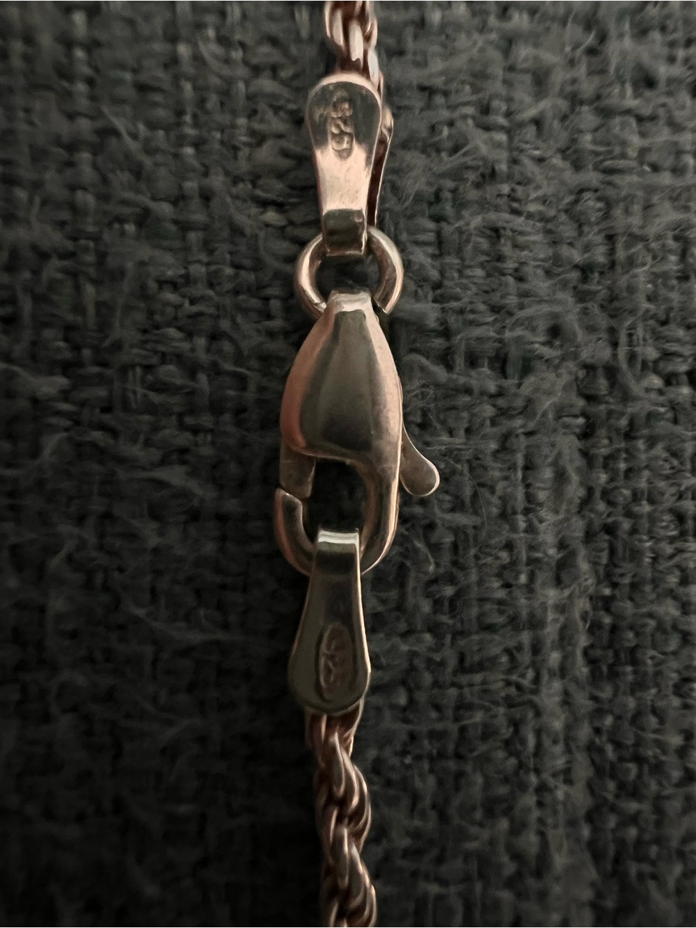 Sterling silver necklace and bracelet - Picture 5 of 6